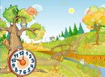 Autumn Clock Screensaver - Animated Screensavers
