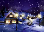 Weihnachten Schneefall animierte Wallpaper - Animierte Hintergrundbilder