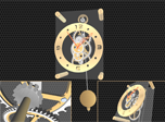 Pendulum Clock 3D Bildschirmschoner - Bildschirmschoner der Uhr