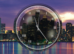 New York Clock Screensaver - Free New York Screensaver