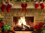 New Year Fireplace Bildschirmschoner - Bildschirmschoner für den Urlaub