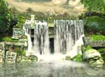 3D Waterfall Screensaver - Mayan Waterfall 3D