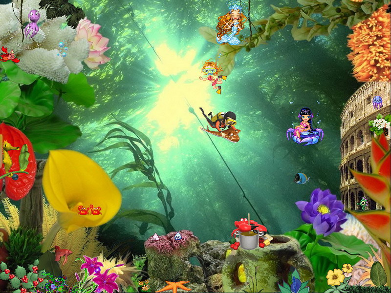 Animated Aquaworld - Free Aquarium Screensaver - FullScreensavers.com