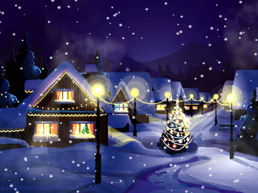 Christmas Snowfall Animated Wallpaper - Christmas Animated Wallpaper