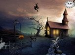 Free Halloween Screensavers - Graveyard Party - Screenshot #4