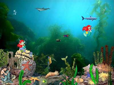 Screenshot of Mermaids Kingdom Screensaver