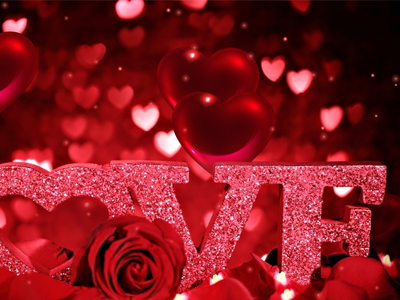 Windows 10 Romantic Hearts Screensaver full