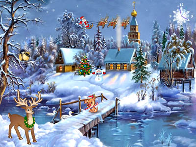 Screenshot of Christmas Symphony Screensaver