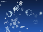 3D Winter Snowflakes Bildschirmschoner - Effekte Bildschirmschoner