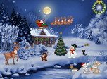 Christmas Evening Screensaver - Free Christmas Screensaver