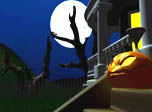 Download Free Screensaver - Dark Halloween Night 3D