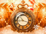 Holiday Clock Screensaver - New Year Screensavers