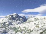 Winter Mountain Bildschirmschoner
