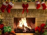 New Year Fireplace Screensaver - Christmas Screensavers