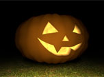 Free Halloween 3D Screensaver - 3D Pumpkin - Screenshot #1