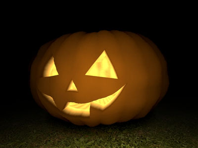 Screenshot of 3D Pumpkin Screensaver