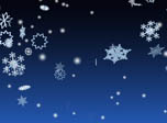 Bildschirmschoner der Schneeflocken 3D - 3D Winter Snowflakes - Screenshot #4