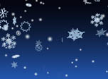 3D Snowflakes Screensaver - 3D Winter Snowflakes - Screenshot #4