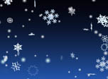 Bildschirmschoner der Schneeflocken 3D - 3D Winter Snowflakes - Screenshot #6