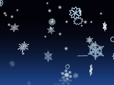 3D Winter Snowflakes Screensaver 2.0 full