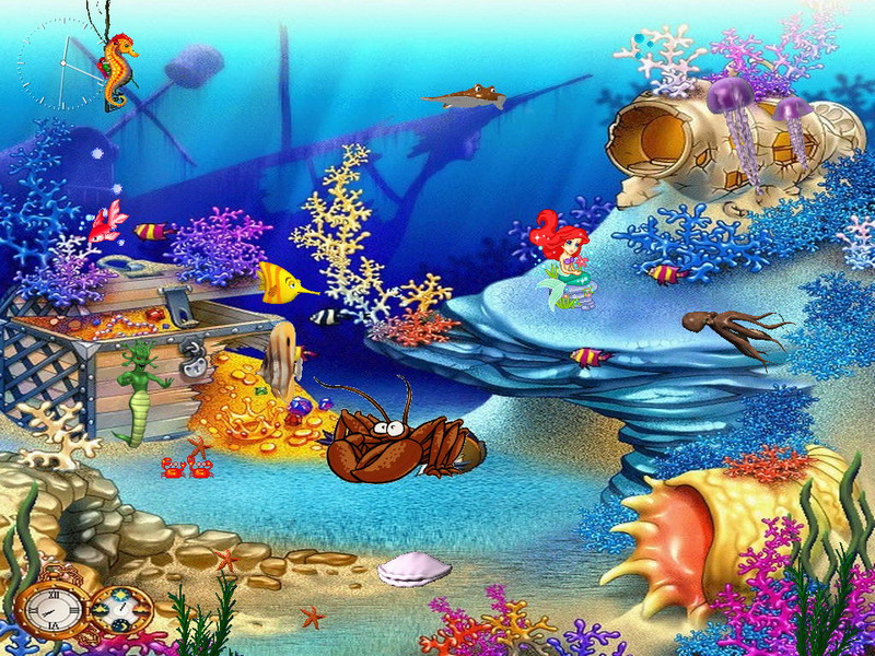 Animated Aquaworld Screensaver for Windows - Free Aquarium Screensaver