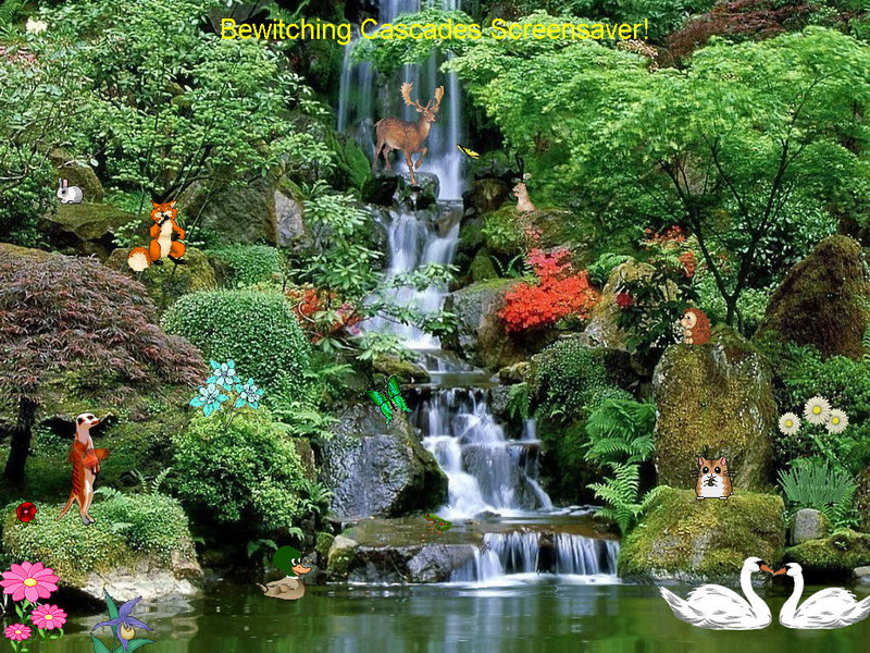 Bewitching Cascades Screensaver For Windows Free Waterfalls Screensavers