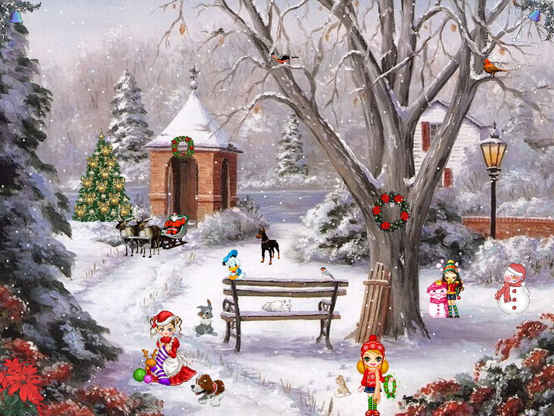 Christmas Paradise Screensaver for Windows - Christmas Screensaver