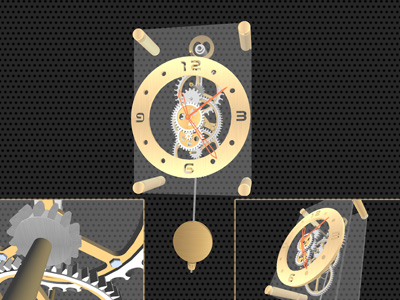 Pendulum Clock 3D Screensaver Windows 11 download