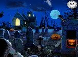 Free Halloween Screensavers - Graveyard Party - Screenshot #1