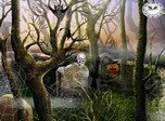 Free Halloween Screensavers - Graveyard Party - Screenshot #2