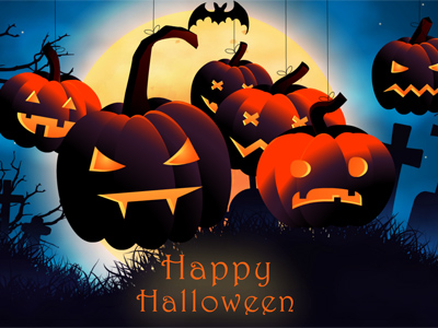 Windows 10 Happy Pumpkin Screensaver full