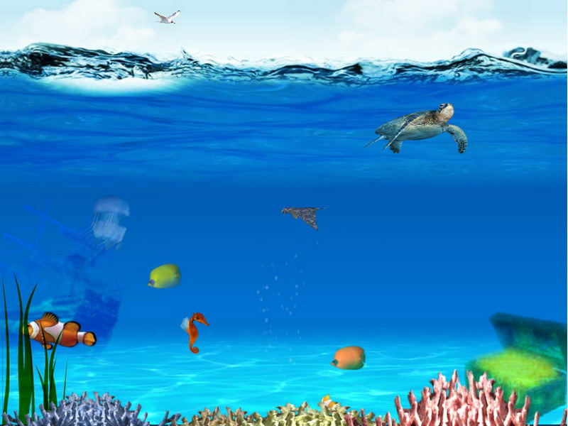 In The Depth Screensaver for Windows - Aquarium Screensaver