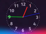 Kostenloser Neon-Uhr-Bildschirmschoner für Windows - Neon Time - Screenshot #2