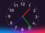 Free Neon Clock Screensaver for Windows - Neon Time - Screenshot #3